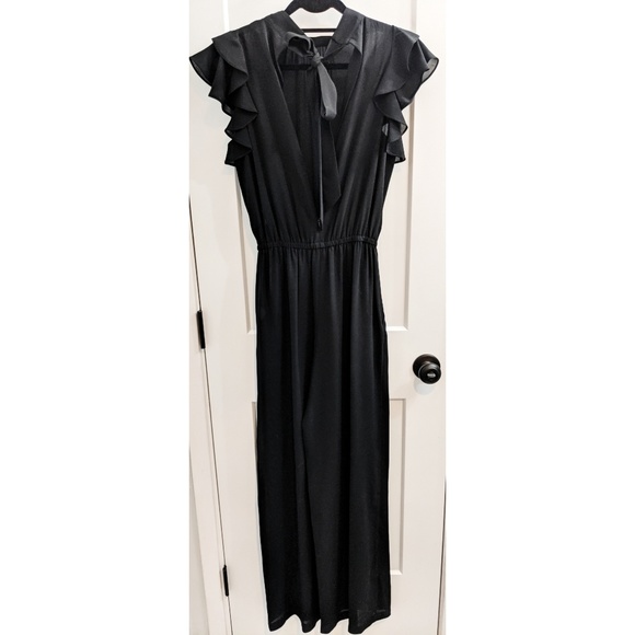 [1. State] Sheer Jumpsuit with Bow | Revolve NWOT - Picture 2 of 8